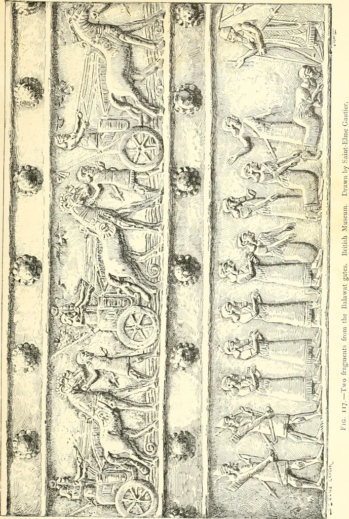 An illustration from A history of art in Chaldæa & Assyria, 1884, leaf 248