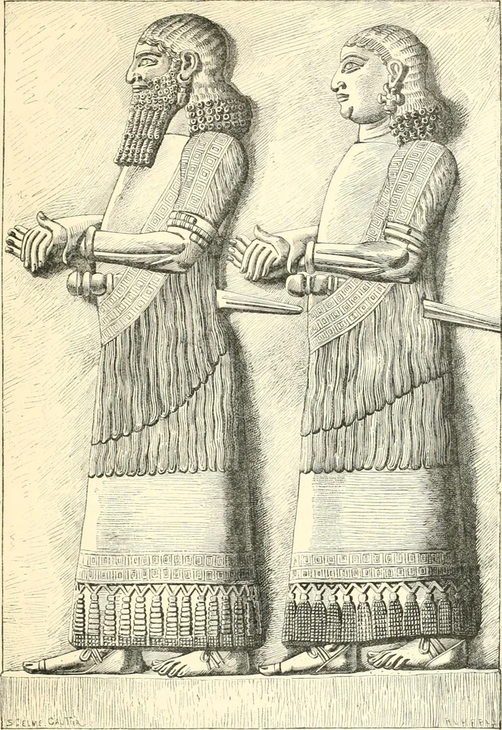An illustration from A history of art in Chaldæa & Assyria, 1884, leaf 254