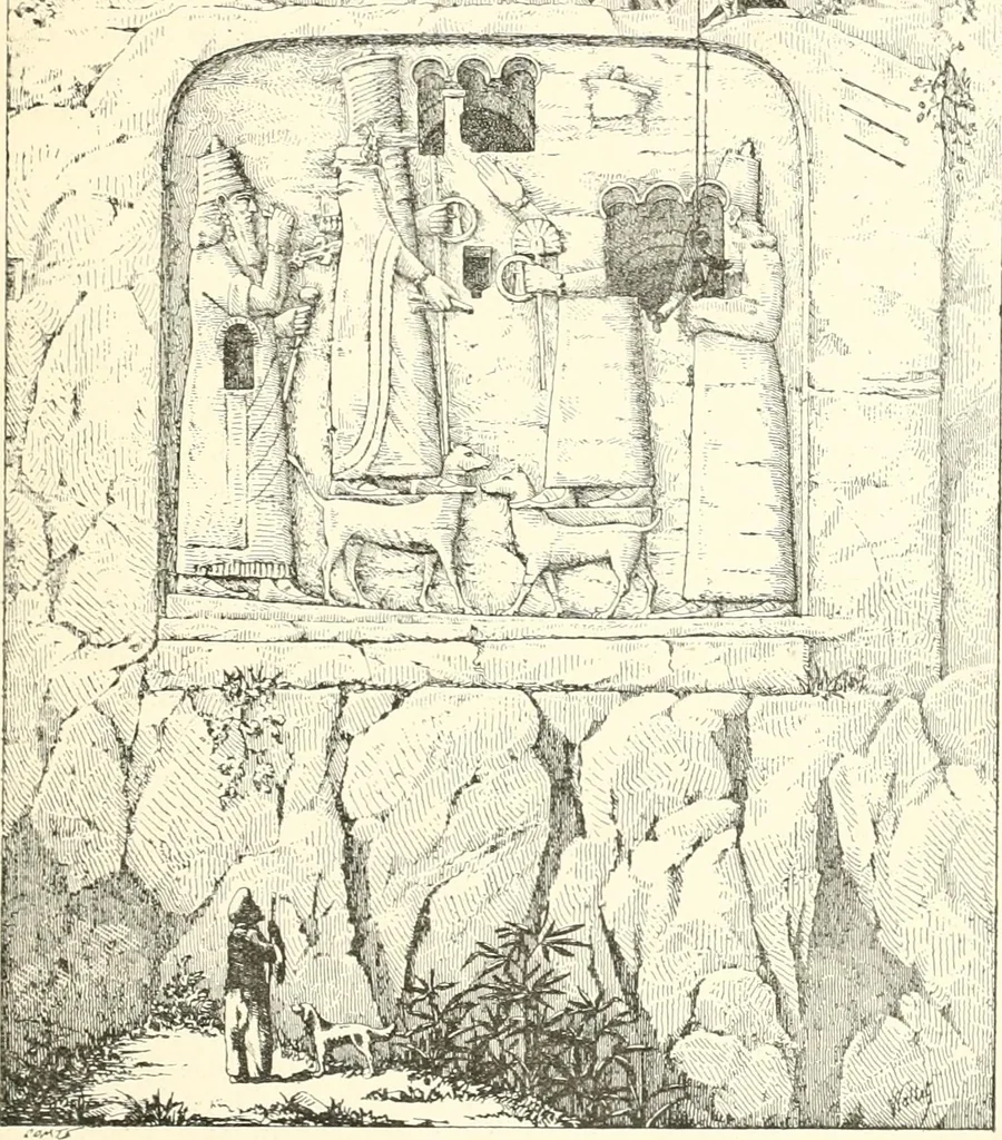 An illustration from A history of art in Chaldæa & Assyria, 1884, leaf 260