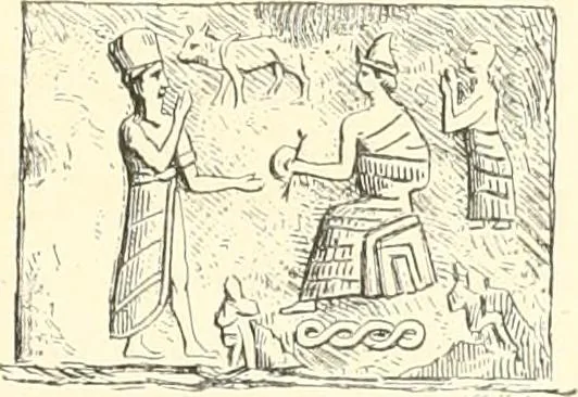 An illustration from A history of art in Chaldæa & Assyria, 1884, leaf 290