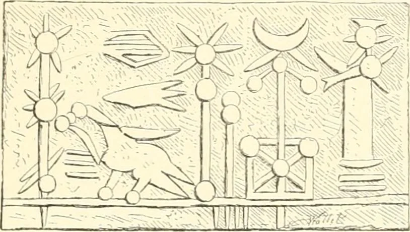 An illustration from A history of art in Chaldæa & Assyria, 1884, leaf 294
