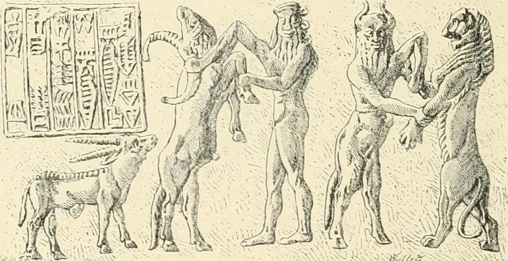 An illustration from A history of art in Chaldæa & Assyria, 1884, leaf 297