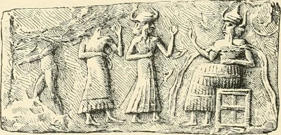 An illustration from A history of art in Chaldæa & Assyria, 1884, leaf 299