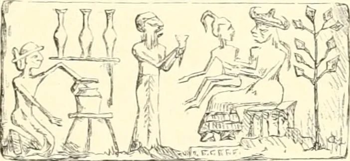 An illustration from A history of art in Chaldæa & Assyria, 1884, leaf 300