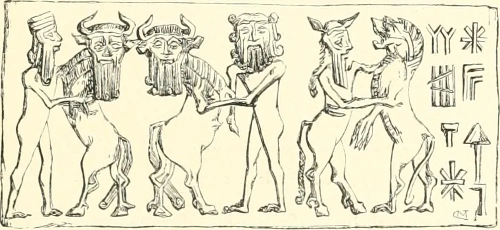 An illustration from A history of art in Chaldæa & Assyria, 1884, leaf 302