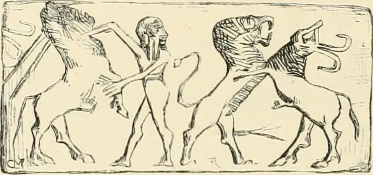 An illustration from A history of art in Chaldæa & Assyria, 1884, leaf 303