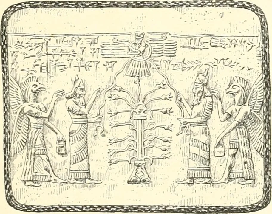An illustration from A history of art in Chaldæa & Assyria, 1884, leaf 306