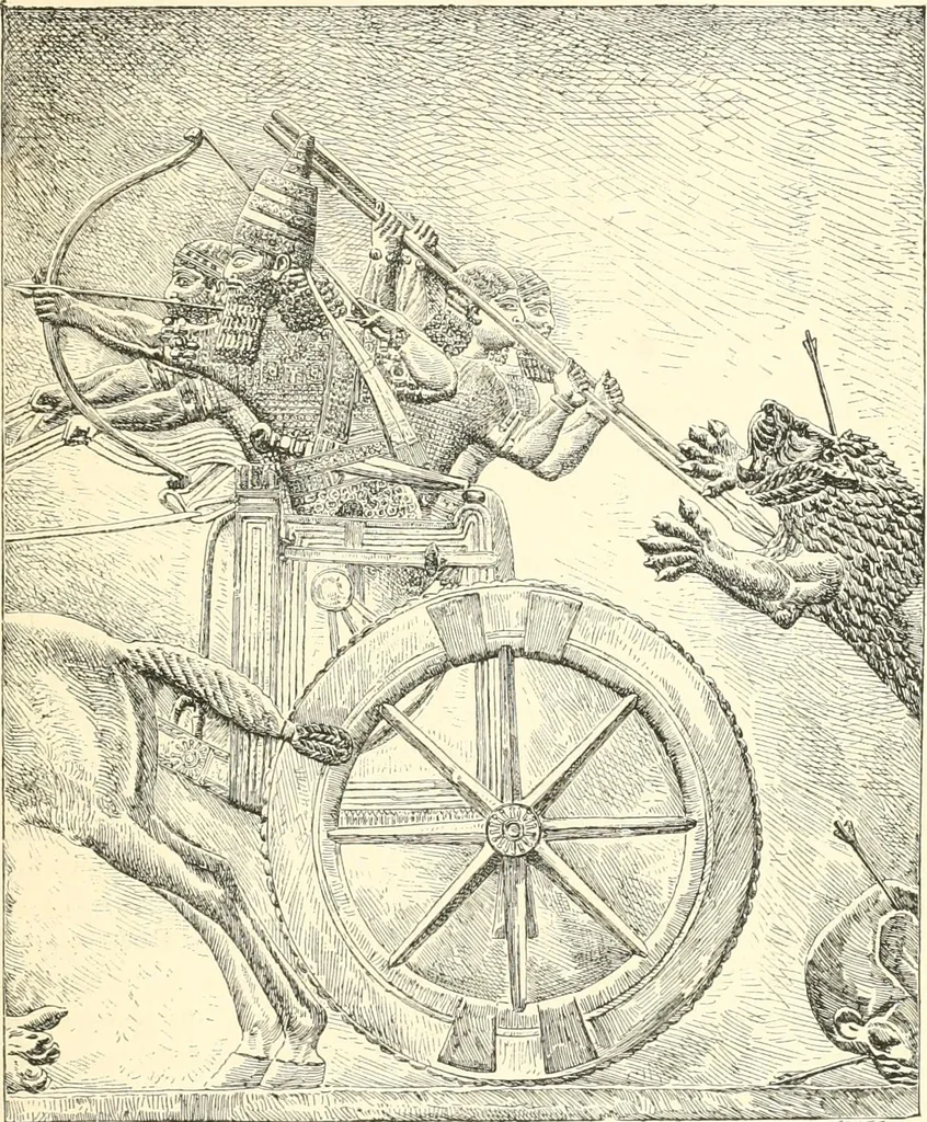 An illustration from A history of art in Chaldæa & Assyria, 1884, leaf 316