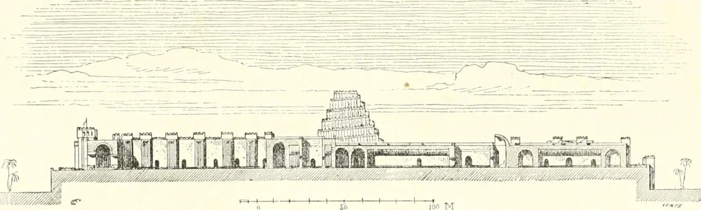 An illustration from A history of art in Chaldæa & Assyria, 1884, leaf 32