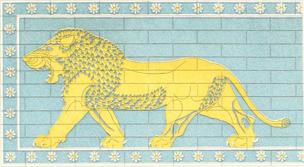 An illustration from A history of art in Chaldæa & Assyria, 1884, leaf 332