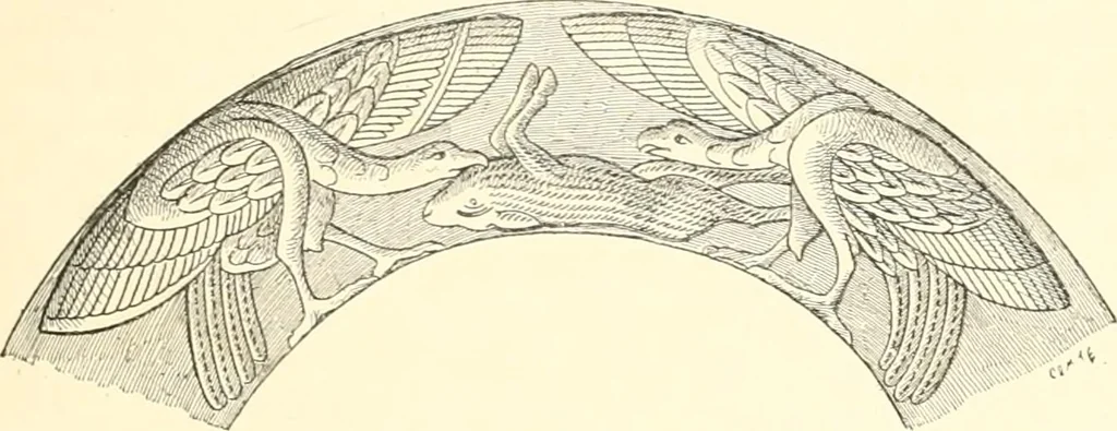 An illustration from A history of art in Chaldæa & Assyria, 1884, leaf 382