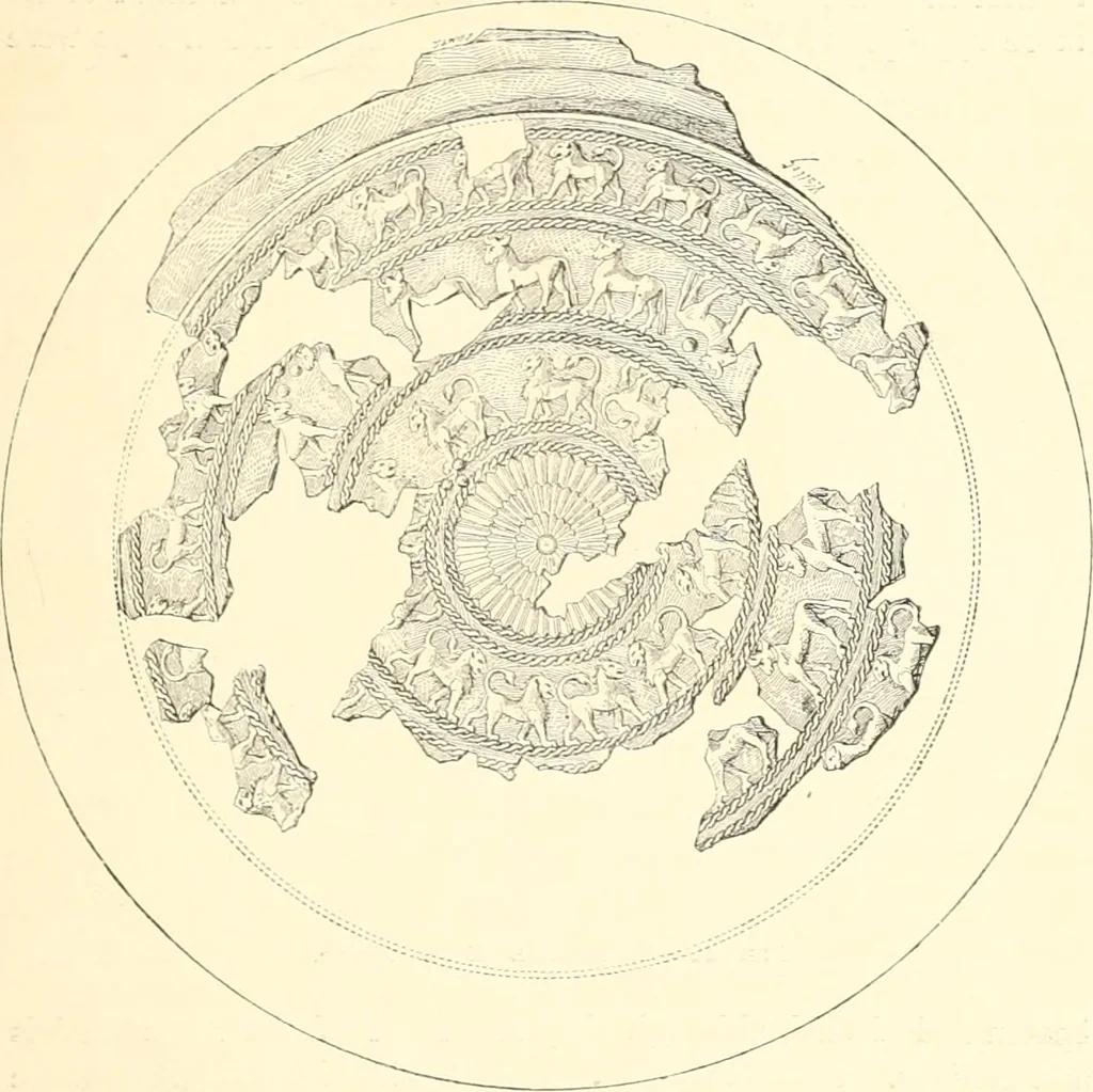 An illustration from A history of art in Chaldæa & Assyria, 1884, leaf 386