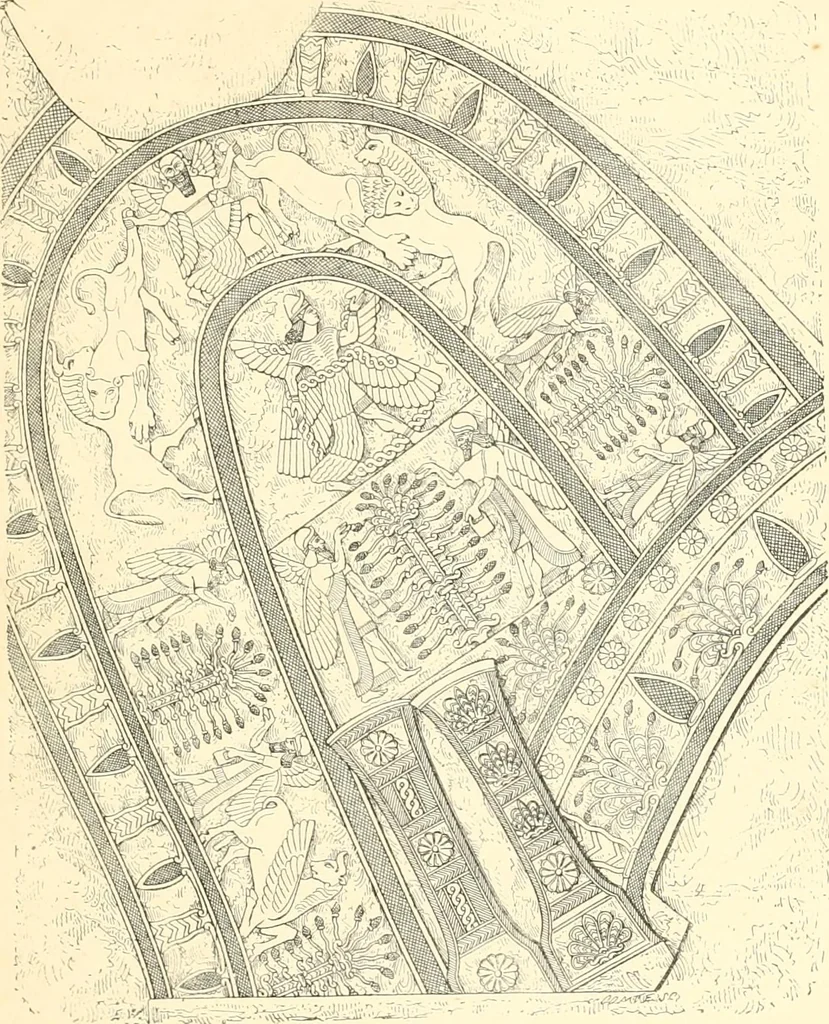 An illustration from A history of art in Chaldæa & Assyria, 1884, leaf 404