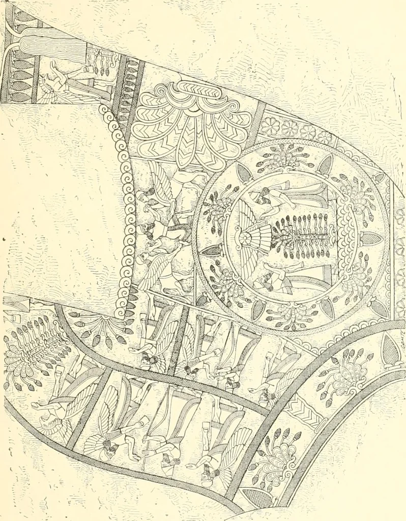 An illustration from A history of art in Chaldæa & Assyria, 1884, leaf 406
