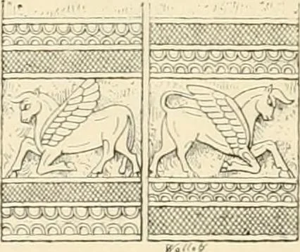 An illustration from A history of art in Chaldæa & Assyria, 1884, leaf 443