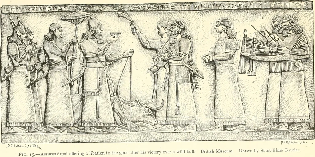 An illustration from A history of art in Chaldæa & Assyria, 1884, leaf 60