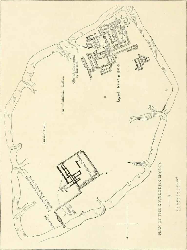 An illustration from A history of art in Chaldæa & Assyria, 1884, leaf 65
