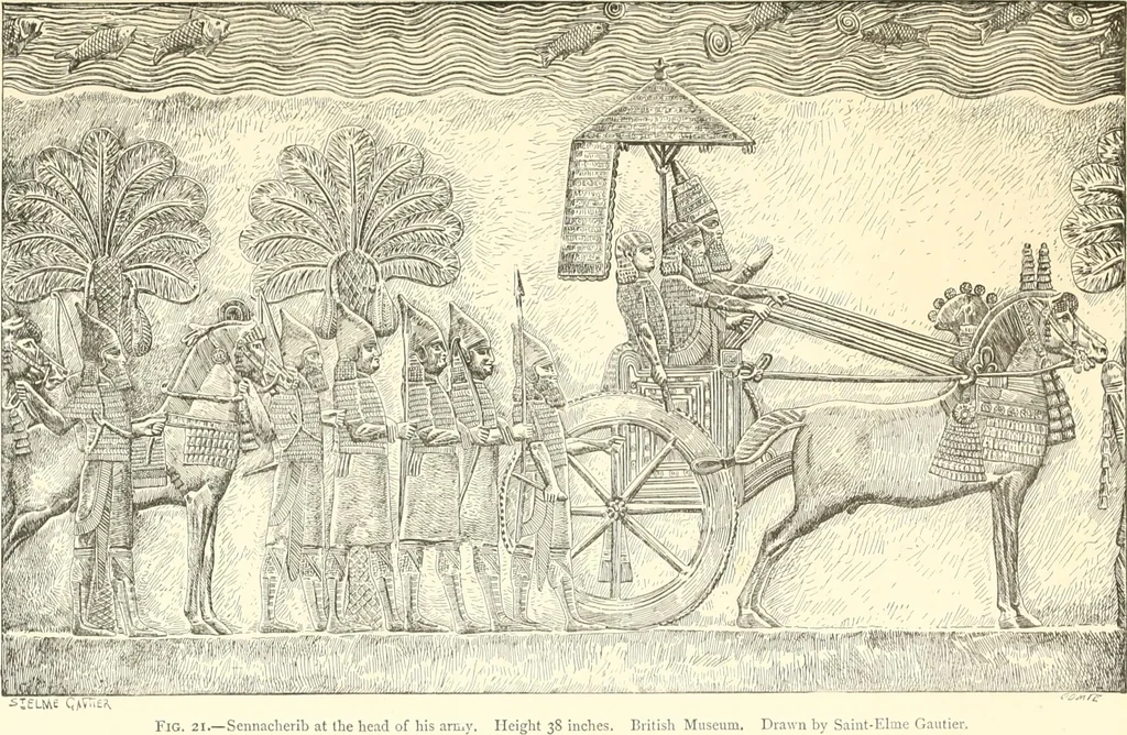 An illustration from A history of art in Chaldæa & Assyria, 1884, leaf 68