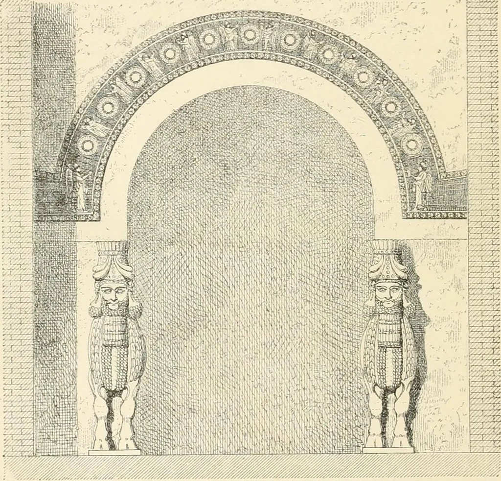 An illustration from A history of art in Chaldæa & Assyria, 1884, leaf 87