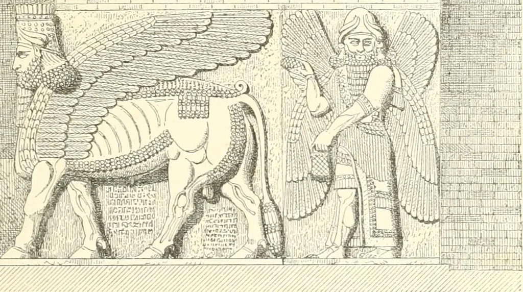 An illustration from A history of art in Chaldæa & Assyria, 1884, leaf 88