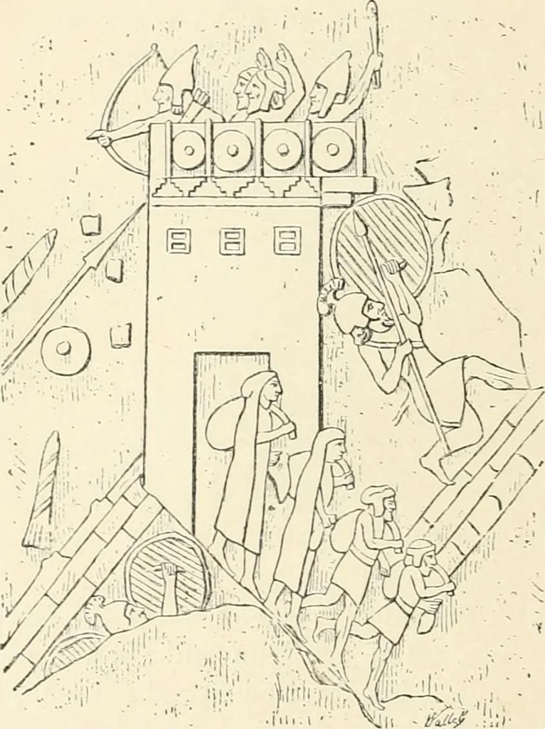 An illustration from A history of art in Chaldæa & Assyria, 1884, leaf 93