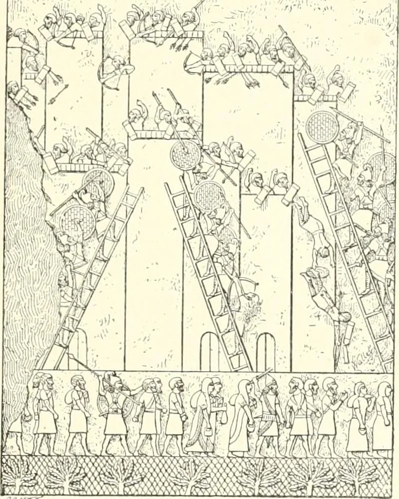 An illustration from A history of art in Chaldæa & Assyria, 1884, leaf 94