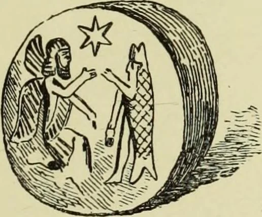 An illustration from History of art in Sardinia, Judaea, Syria, and Asia Minor, 1890, leaf 100
