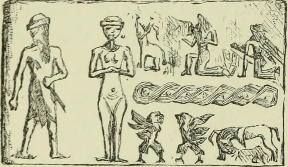 An illustration from History of art in Sardinia, Judaea, Syria, and Asia Minor, 1890, leaf 107