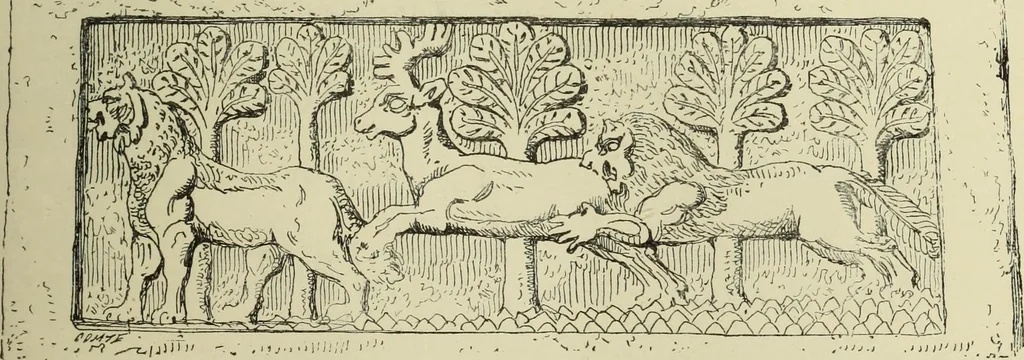 An illustration from History of art in Sardinia, Judaea, Syria, and Asia Minor, 1890, leaf 128