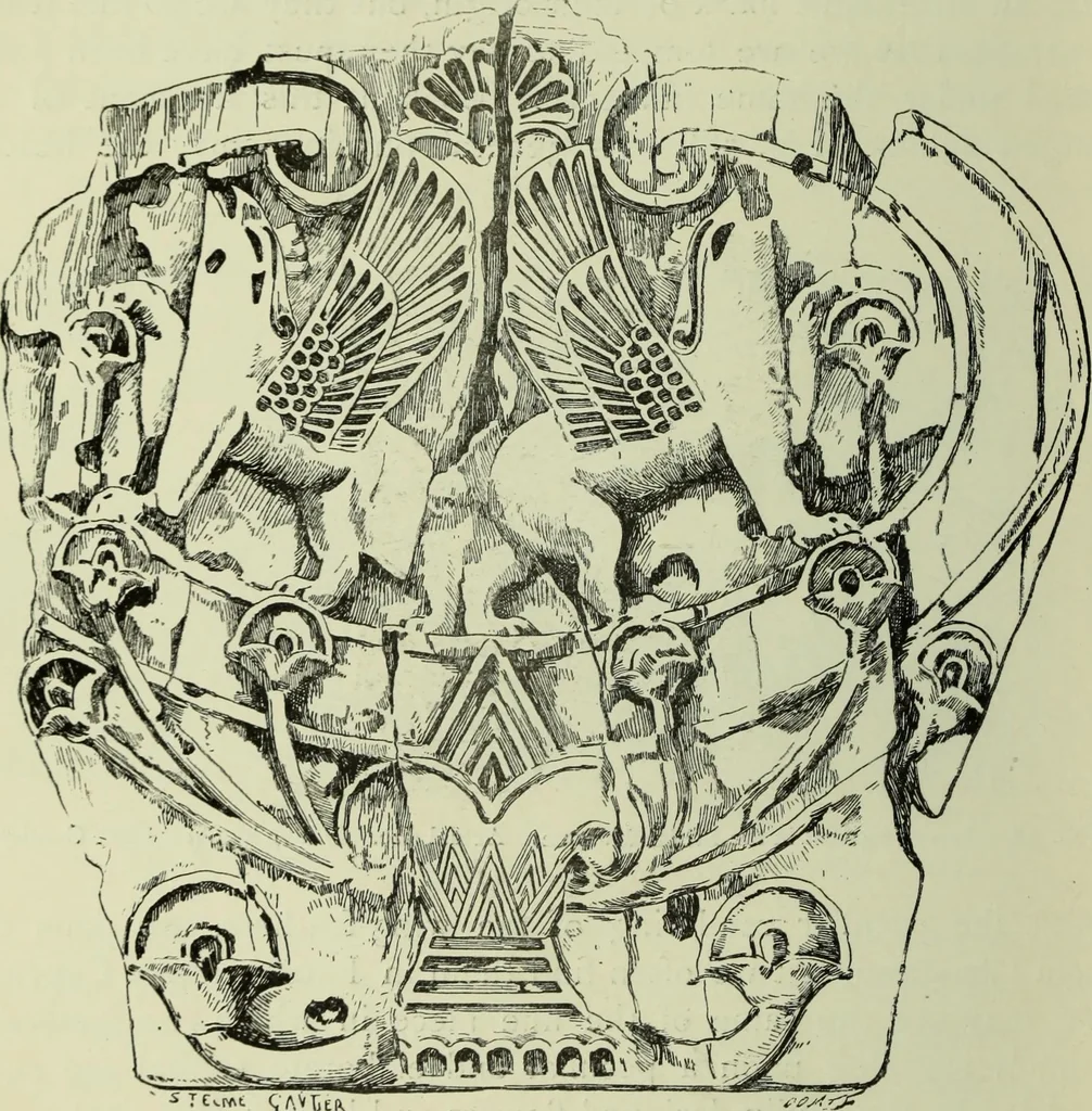 An illustration from History of art in Sardinia, Judaea, Syria, and Asia Minor, 1890, leaf 139