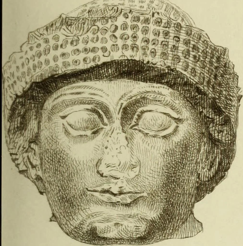 An illustration from History of art in Sardinia, Judaea, Syria, and Asia Minor, 1890, leaf 148