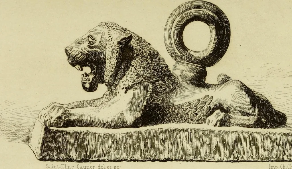 An illustration from History of art in Sardinia, Judaea, Syria, and Asia Minor, 1890, leaf 182