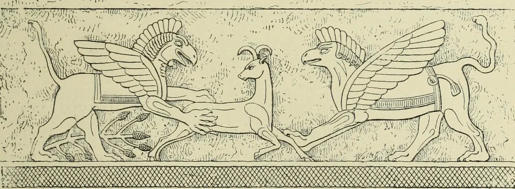 An illustration from History of art in Sardinia, Judaea, Syria, and Asia Minor, 1890, leaf 200