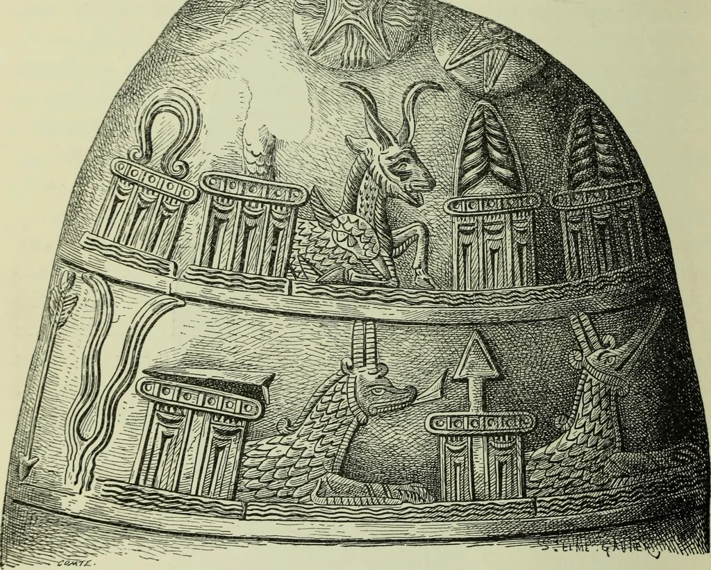 An illustration from History of art in Sardinia, Judaea, Syria, and Asia Minor, 1890, leaf 229