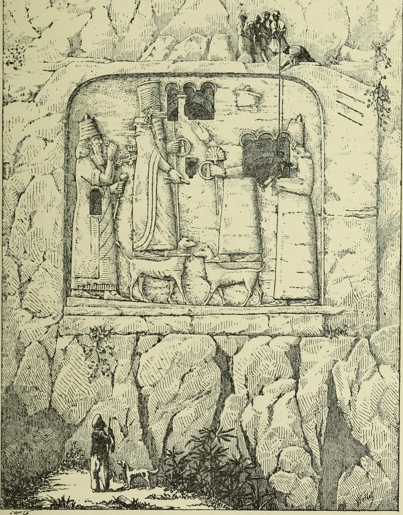 An illustration from History of art in Sardinia, Judaea, Syria, and Asia Minor, 1890, leaf 258