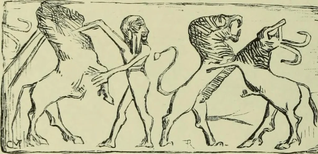 An illustration from History of art in Sardinia, Judaea, Syria, and Asia Minor, 1890, leaf 301