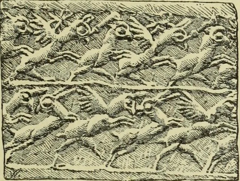 An illustration from History of art in Sardinia, Judaea, Syria, and Asia Minor, 1890, leaf 302