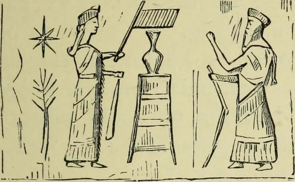 An illustration from History of art in Sardinia, Judaea, Syria, and Asia Minor, 1890, leaf 304