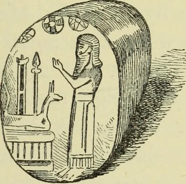 An illustration from History of art in Sardinia, Judaea, Syria, and Asia Minor, 1890, leaf 310