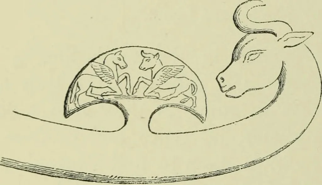 An illustration from History of art in Sardinia, Judaea, Syria, and Asia Minor, 1890, leaf 381