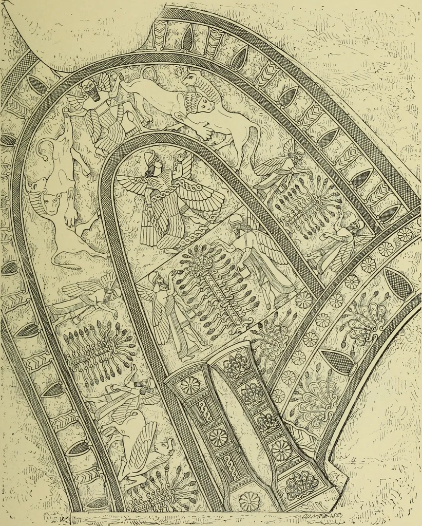 An illustration from History of art in Sardinia, Judaea, Syria, and Asia Minor, 1890, leaf 402