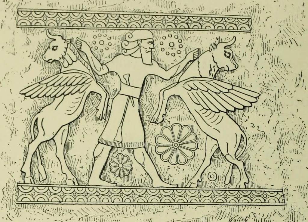 An illustration from History of art in Sardinia, Judaea, Syria, and Asia Minor, 1890, leaf 409