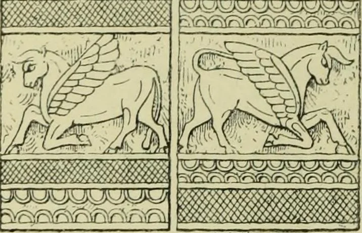 An illustration from History of art in Sardinia, Judaea, Syria, and Asia Minor, 1890, leaf 441