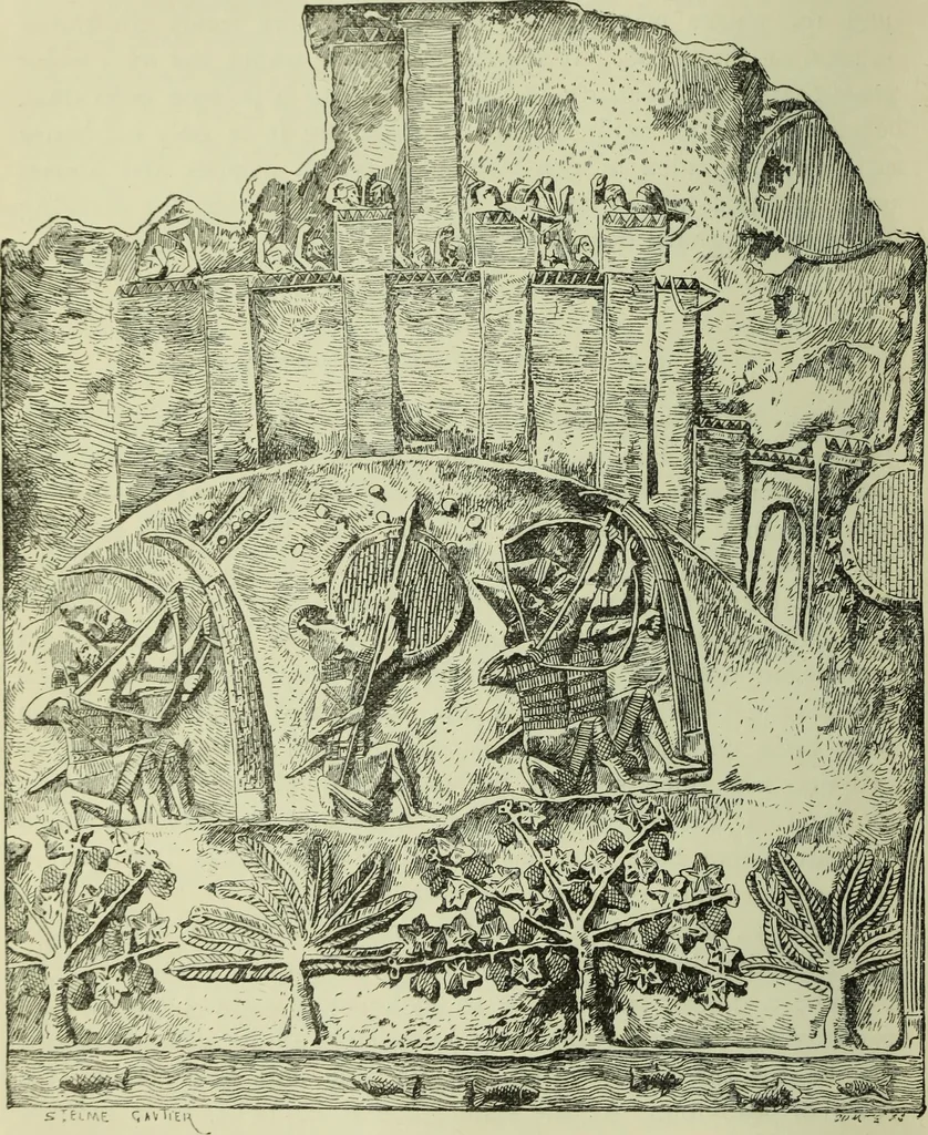 An illustration from History of art in Sardinia, Judaea, Syria, and Asia Minor, 1890, leaf 71