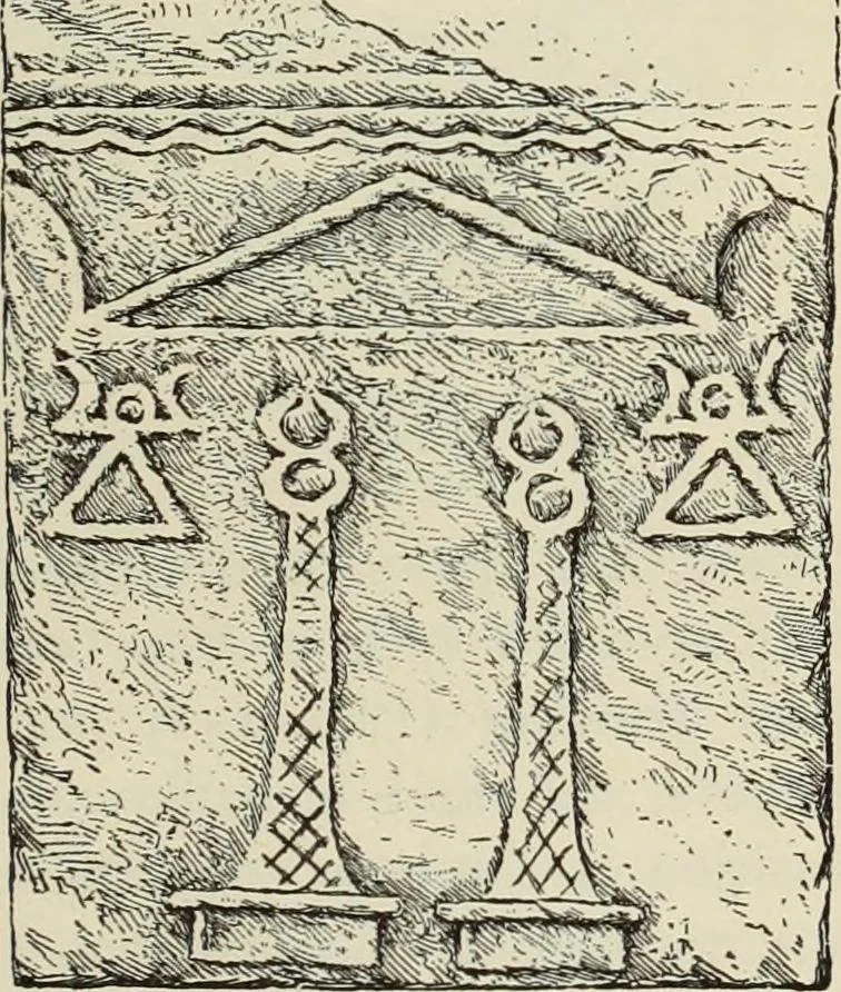 An illustration from History of art in Sardinia, Judaea, Syria, and Asia Minor, 1890, leaf 258