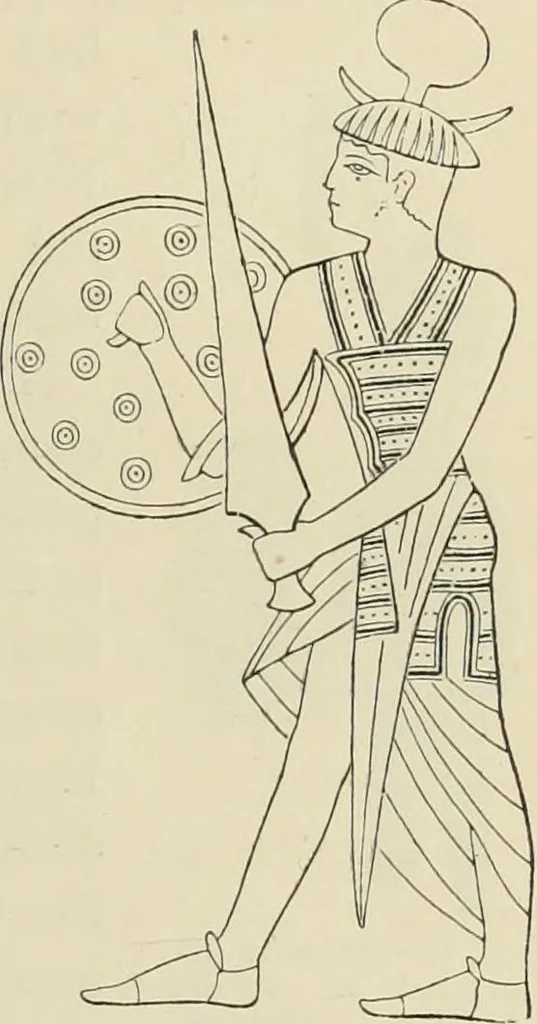 An illustration from History of art in Sardinia, Judaea, Syria, and Asia Minor, 1890, leaf 30