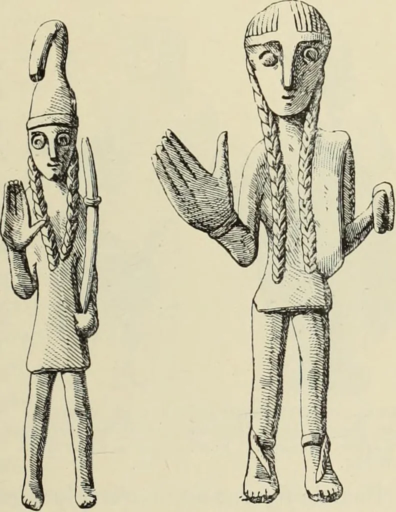 An illustration from History of art in Sardinia, Judaea, Syria, and Asia Minor, 1890, leaf 84