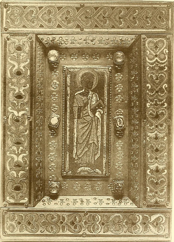 An illustration from A history of the art of bookbinding. With some account of the books of the ancients, 1894, leaf 102