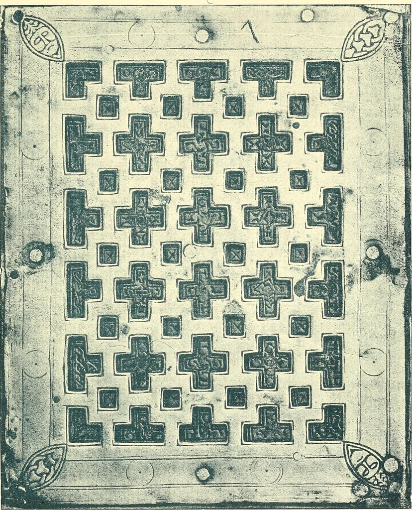An illustration from A history of the art of bookbinding. With some account of the books of the ancients, 1894, leaf 114