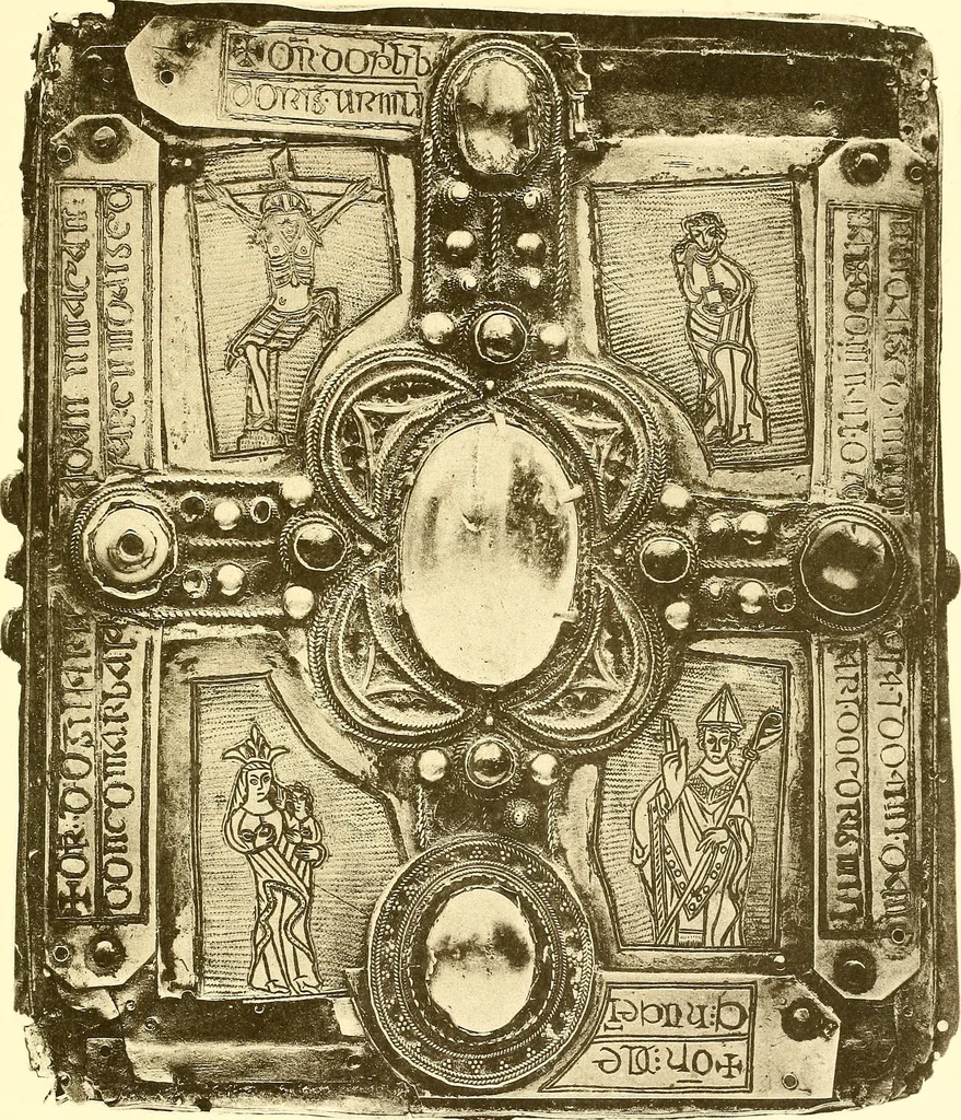 An illustration from A history of the art of bookbinding. With some account of the books of the ancients, 1894, leaf 120